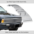 thumbnail image 3 of APS Compatible with Chevy Blazer & S-10 1994-1997 Main Upper Stainless Steel SS Chrome Billet Front Grill Grille Insert C85233A, 3 of 7