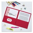 thumbnail image 3 of Avery Two-Pocket Folder, 40-Sheet Capacity, 11 x 8.5, Red, 25/Box (47989), 3 of 3