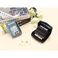 thumbnail image 2 of Wallet Women RFID Blocking Leather Small Compact Zip-Around Credit Card Holder with ID Window & Zipper Pocket,Blue, 2 of 2