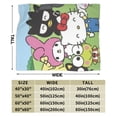 thumbnail image 2 of Hello Kitty Blanket, Super Soft Throw Blanket, Cozy Flannel Blankets For Boys Girls, Warm Blankets For Couch Sofa Bed, 50"X40", 2 of 9
