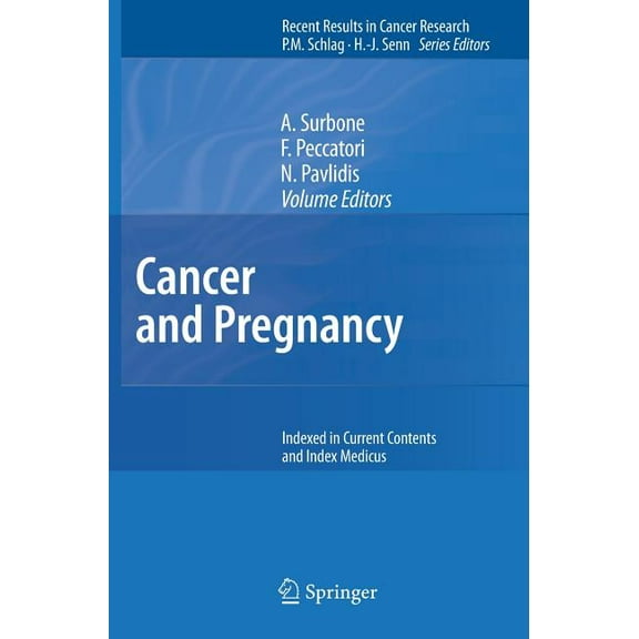 Recent Results in Cancer Research Cancer and Pregnancy, Book 178, (Hardcover)