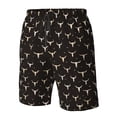 thumbnail image 5 of Naloa Cow Skulls Men's Beach Shorts, Surfing shorts, Swim trunks, Quick Dry Swim Trunks for Surfing Beach Fun - X-Large, 5 of 9