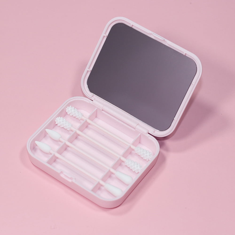 Reusable Cotton Swab Upgraded Portable Swab Silicone Swabs Cotton Bud