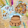 thumbnail image 5 of Juego de 12 pegatinas del Arca de Noé de Haooryx con escenas de animales, 5 of 5