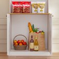 thumbnail image 4 of 71" Tall Farmhouse Pantry Cabinet,Freestanding Coffee Bar Hutch With  Adjustable Shelve ,Large Storage For Living Room,Dining Room,White, 4 of 7
