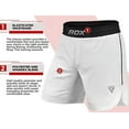 thumbnail image 4 of RDX MMA Shorts for Training and Kick Boxing, Trunks for Bodybuilding, Cage Fighting, Muay Thai,BJJ Grappling and Combat Sports, Workout Clothing with Inner Pocket and Drawstring for Martial Arts, Gym, 4 of 8