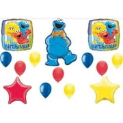 Cookie Monster Elmo Sesame Street Birthday Party Balloons Decorations Supplies