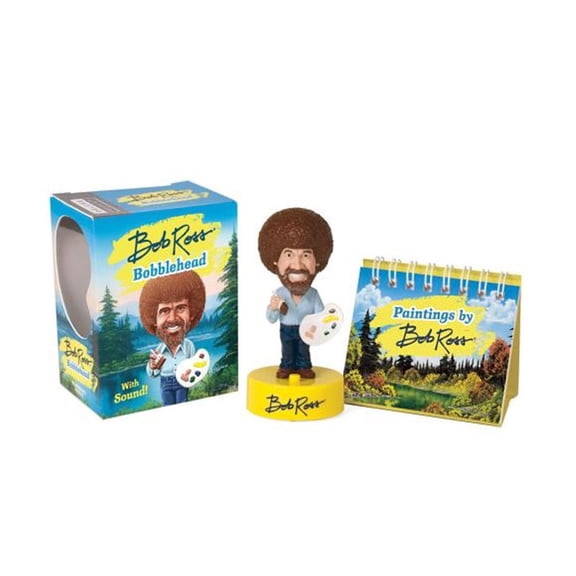 Pre-Owned Running Press Mini Edition, Bob Ross Bobblehead