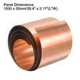 thumbnail image 2 of Copper Sheet Roll, Metal Foil Plate 1000mm x 55mm x 0.05mm, 3 Pack, 2 of 5