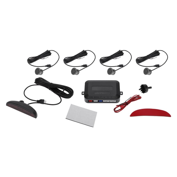 Unique Bargains Reverse Backup Radar System Reverse Parking Sensors 4pcsParking Sensors