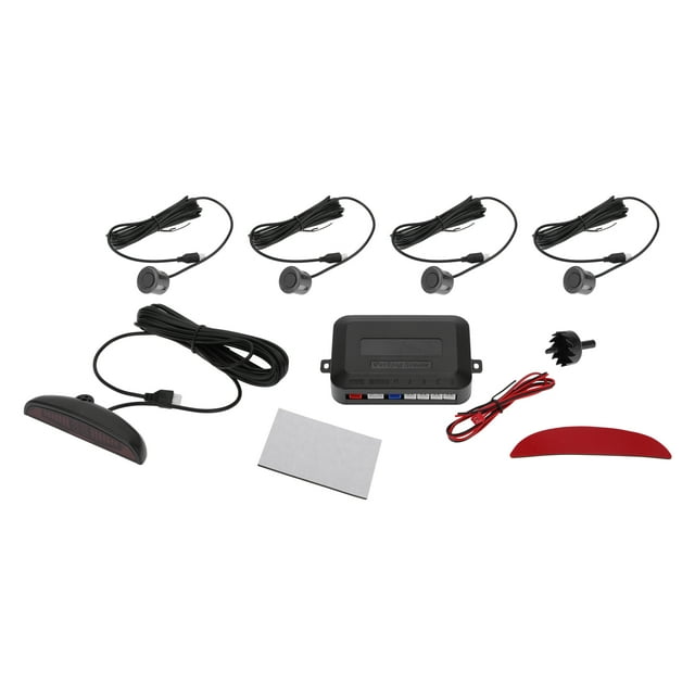 Sistema de radar de reversa Unique Bargains, sensores de estacionamiento reverso, 4 piezas