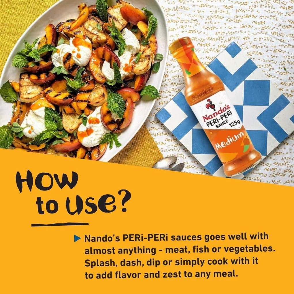 (6 pack) Nando's Medium Peri-Peri Sauce, 250g