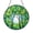 Acrylic 3.5 Inch, variant on Green Forest Glass Art Style Wall Decor, Layered Tree Branch Landscape Design for Modern Nature Inspired Interiors