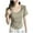 Green, variant on Kaemgyyd Womens Lightweight Tops Soft Casual Scoop Neck Short Sleeve Slim Fit T-Shirt Classic Solid Color Basic Summer Tee