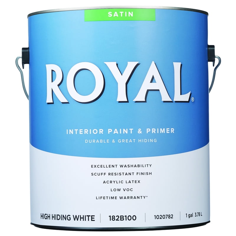 Ace Royal Satin HighHiding White Acrylic Latex Wall