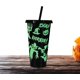 thumbnail image 1 of Vaso de Halloween con tapa y pajita, calabaza de Halloween Boo de 710 ml, 1 of 5