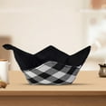 thumbnail image 4 of Pebbuoy Cloth Heating Bowl Cover Microwave-Safe Dish Rack Various Pattern Hot Bowl Holder Hot Pads Heat Proof Plate Holder Kitchen Tool, 4 of 7