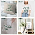 thumbnail image 2 of Rollos de vinilo de transferencia de calor HTVRONT, color verde, 30 cm x 6 m, para camisas, 2 of 7