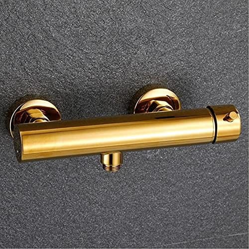 Bathroom Bathtub Faucet, Single Function Shower Mixer, Wall Mount Hot and Cold Shower Tub Faucet, Rotatable Hand Shower,Black