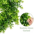 thumbnail image 4 of Aonewoe 16" Artificial Eucalyptus Leaves Wreath Green Wreath for Front Door, Wall, Window, Party, Wedding, Home Farmhouse Decoration, 4 of 14