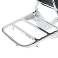 thumbnail image 5 of NS Sissy Bar Passenger Backrest Pad Backrest Sissy Bar Luggage Rack Sissy Bar with Luggage Rack for Shadow VT750C Aero 2004-2012 Chrome, 5 of 9