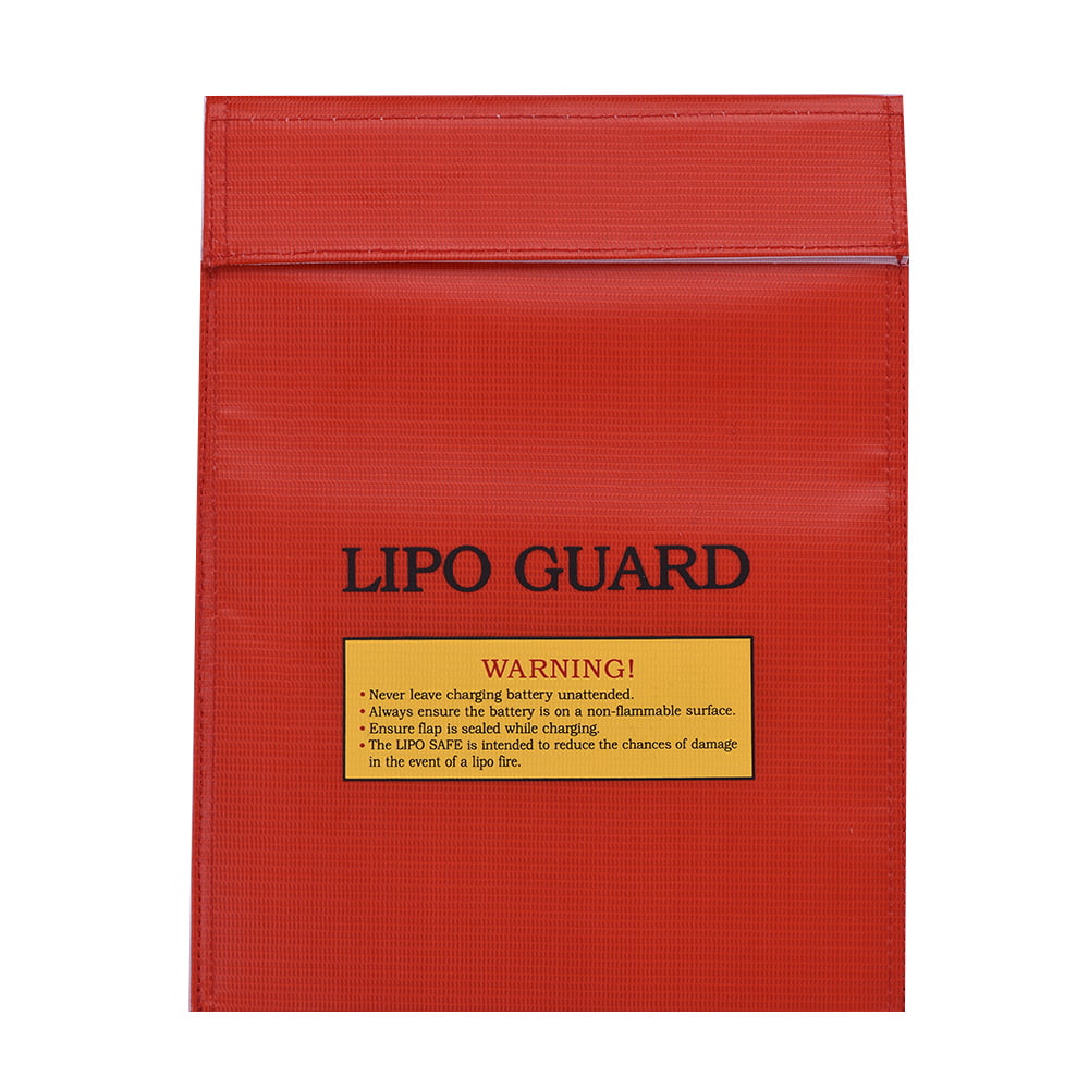 ENGPOW Fireproof Bag Storage Guard Safe Sleeve Bag Fire Resistant Waterproof for Lipo Battery Charger DJI Phantom 3 Battery Mavic pro Battery 240 mm x 65 mm x 180 mm