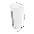 thumbnail image 2 of RENACLIPY White Rectangular PP Storage Container with Grocery Bag Dispenser for Home Organization, 1 Piece, 2 of 8