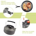 thumbnail image 7 of Cookware Camping Cookware Set Outdoor Cooking Equipment For Camping Hiking And Picnics For 2-3 People  Compact Camp Cooking Set, 7 of 7