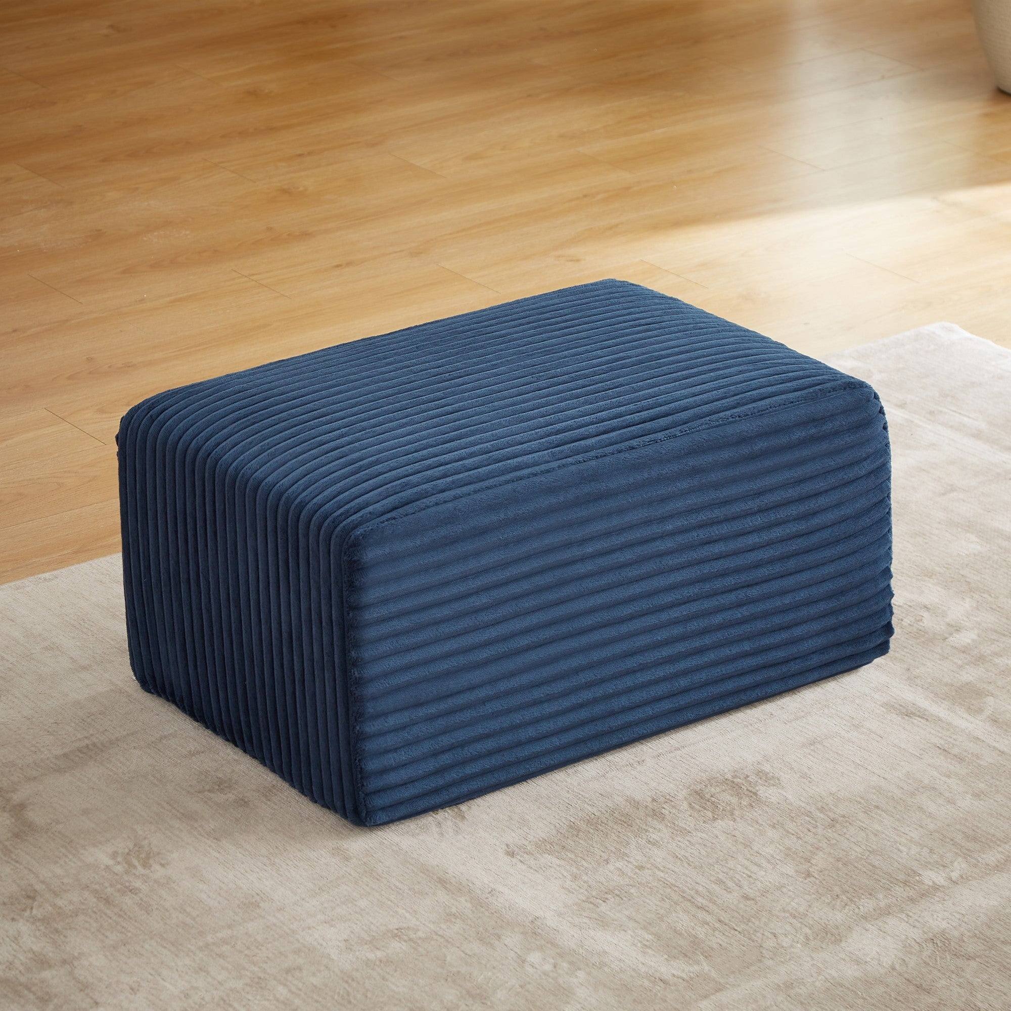 Sailvan L-Shaped Cloud Sectional Sofa with Ottoman