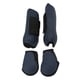 thumbnail image 5 of Botas de tendón de caballo Ticfox elástico amortiguador protector delantero trasero azul marino L, 5 of 13