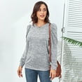 thumbnail image 1 of Blusa de Manga Larga NikouMX Sudadera con Cuello Redondo para Mujer, 1 of 5