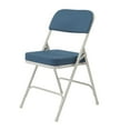 thumbnail image 5 of (Pack of 2) NPS 3200 Series Premium 2" Fabric Upholstered Double Hinge Folding Chair, Regal Blue, 5 of 5
