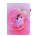 thumbnail image 7 of ELEHOLD Pattern Wallet Case for iPad Pro 11 inch 2024,Multi-Angle View Stand Leather Smart Flip Protective Cover with Card Holder & Pencil Loop,Pink Cat, 7 of 7