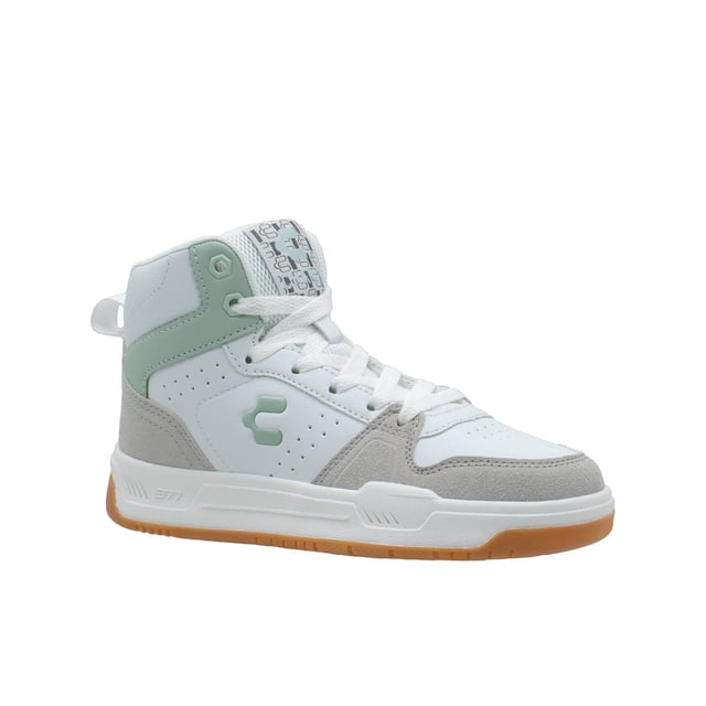 Tenis Para Mujer Charly Urbano Bota Casual Moda Color Blanco blanco 25.5