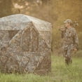 thumbnail image 5 of Ameristep Brickhouse 3 Person Ground Hunting Concealment Blind, RealTree Edge, 5 of 5