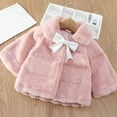 thumbnail image 2 of breaise Baby Girls Winter Warm Coat Cloak Sweater Jacket Fleece Velvet Thickening Coat Cloak Jacket Thick Warm Outerwear Clothes, 2 of 4