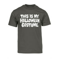 Mens This Is My Halloween Costume Short-Sleeve T-Shirt - Dark Grey - Small