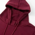 thumbnail image 4 of PMVFHDE Hoodies for Men Solid Color Long Sleeve Lined Warm Winter Face Cover Pullover Hooded Sweatshirt ,XL, 4 of 7