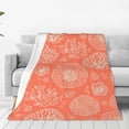 thumbnail image 1 of Balery Beautiful Corals Manta de Felpa Suave y Acogedora – Cobija de Franela Aterciopelada para Cama, Lavable y Cálida para Sofá, Mascotas, Transpirable-80"x60", 1 of 7