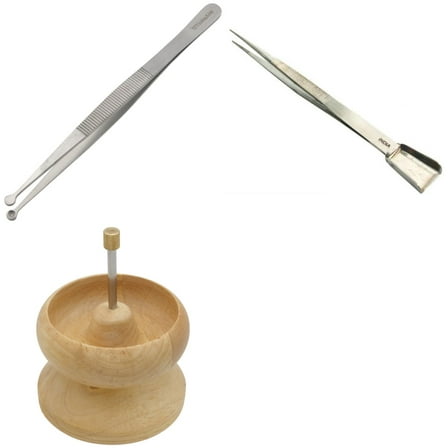 Large Bead Spinner, 1 Scoop Tweezer And 1 Bead Tweezer