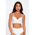 thumbnail image 1 of Brassier Bustier Media Copa Microfibra / Encaje (021507) blanco 32 Diane & Geordi Colombia 021507, 1 of 4