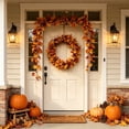 thumbnail image 5 of Artificial Maple Leaves Pumpkins Sunflowers and Vines Garland Flexible Reusable 69 Inch for Thanksgiving Home Decor, 5 of 6