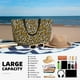 thumbnail image 5 of Easygdp Leopard Bolsa de Viaje de Playa de Gran Capacidad, Bolsa Tote Perfecta para la Playa, Escapadas de Fin de Semana y Viajes, 5 of 7