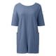 thumbnail image 3 of MKLEKYY Pantalones Cortos Para Correr Mujer Mono De Verano De Gran Tamaño Para Mujer, Mono Informal De Entrenamiento Deportivo, Pantalones Cortos Holgados Sin Espalda, Monos, 3 of 4