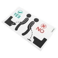 thumbnail image 5 of Masteelf 4pcs Funny Bathroom Wall Stickers Waterproof And Removable Toilet Reminder Decals Ideal For Home Office And Public Restrooms, 5 of 8