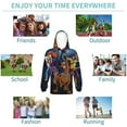 thumbnail image 7 of Saiise Unisex Kids Scooby-Doo At Sweatshirt Boys Girls Hooded Kangaroo Pocket Pullover Hoodies-Large, 7 of 7