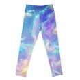 thumbnail image 4 of Odeerbi 3-12 Años Leggings Niñas Estampado Cielo Estrellado Mallas Elásticas Pantalones Cintura Alta Starlit Panty Suave, 4 of 4