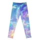 thumbnail image 4 of Odeerbi 3-12 Años Leggings Niñas Estampado Cielo Estrellado Mallas Elásticas Pantalones Cintura Alta Starlit Panty Suave, 4 of 4