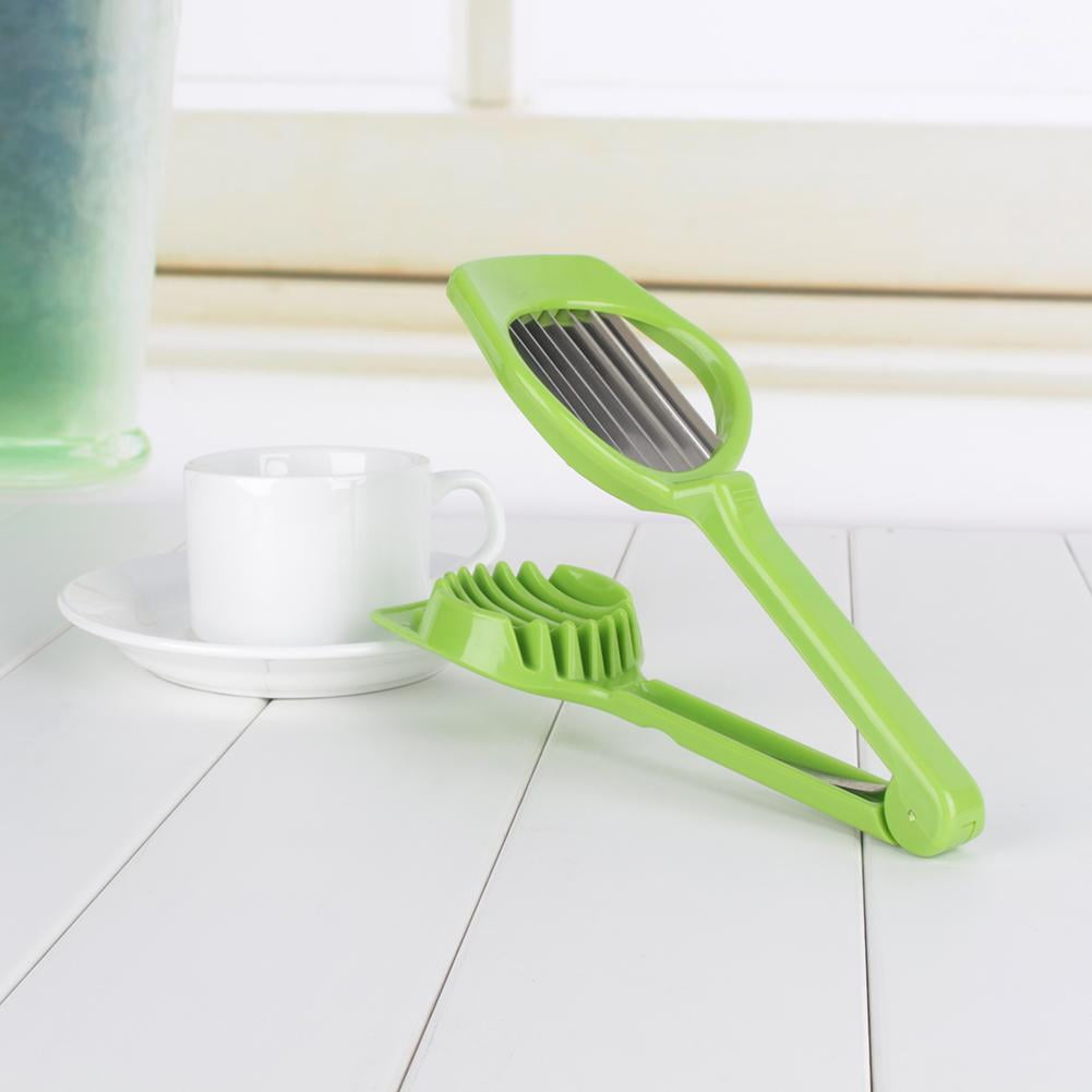 EBTOOLS Green Cutter Small Kiwi Fruit Banana Slicer Strawberry Cutter