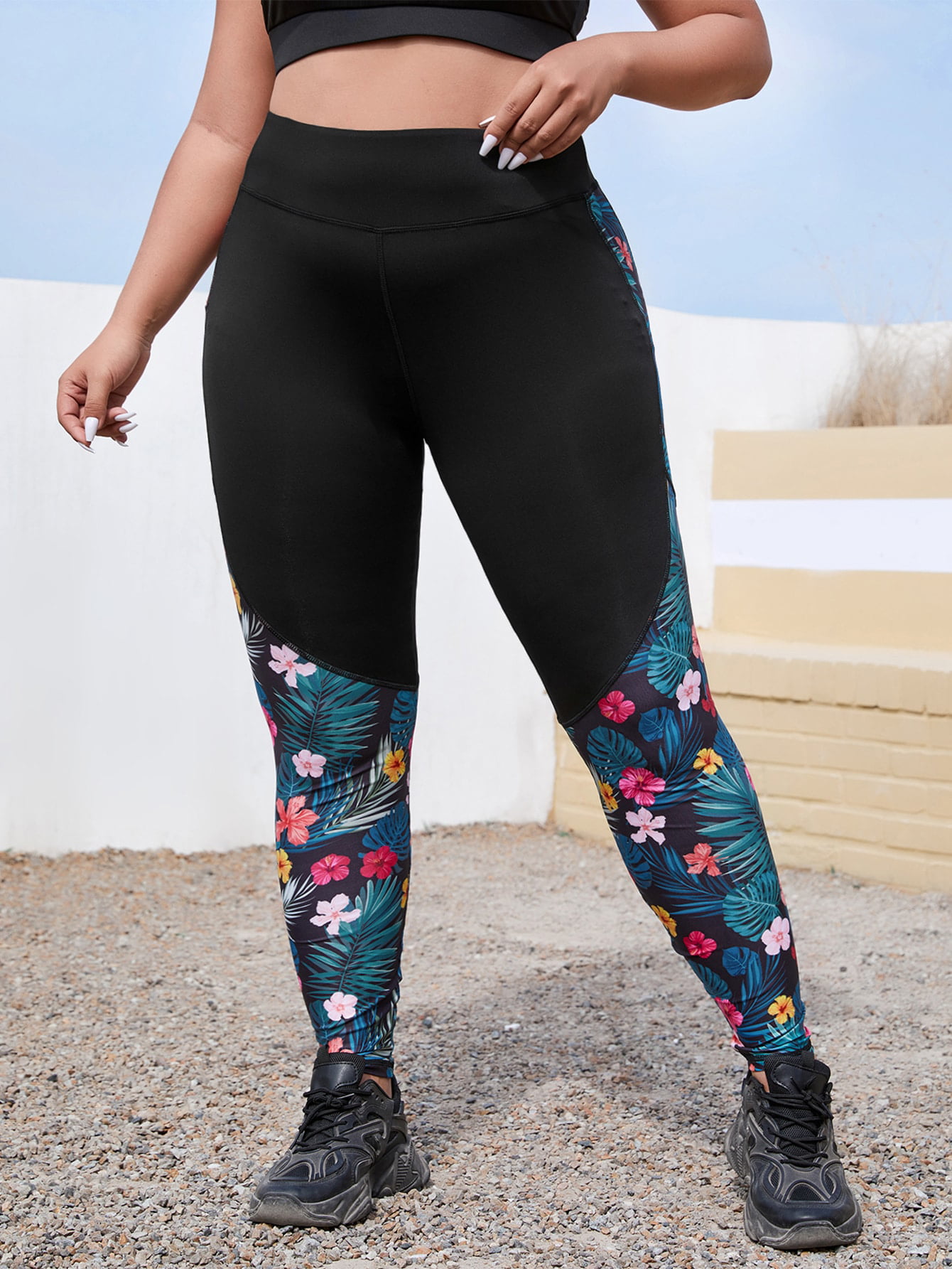 Women fashion colorful lanterns pattern printed leggings  fitness S-4XL 3776 